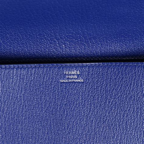 hermes blue electric chevre|Hermes Medor Clutch 23 Bleu Electric Chevre Mysore Palladium .